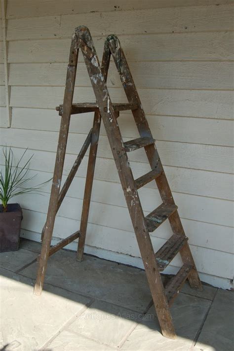 Antiques Atlas Vintage Wooden Step Ladder