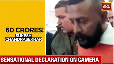 India Today Confronts Conman Sukesh Conman Claims He Gave Rs 60 Crores