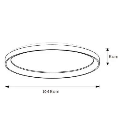 Grote Ronde Plafondlamp Cm Zwart Of Messing W Dimbaar Leddepot Be