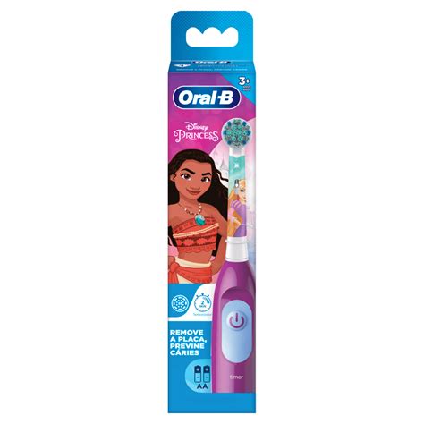 Escova Dental Elétrica Oral B Disney Princesas Com 1 Unidade 2 Pilhas