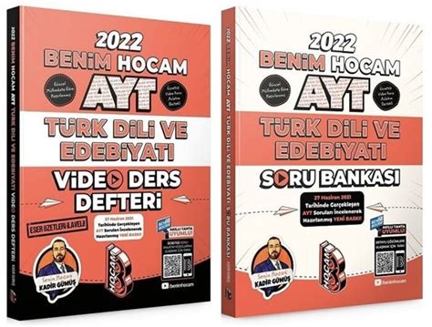 Benim Hocam 2022 AYT Türk Dili ve Edebiyatı Video Ders Defteri ve Soru