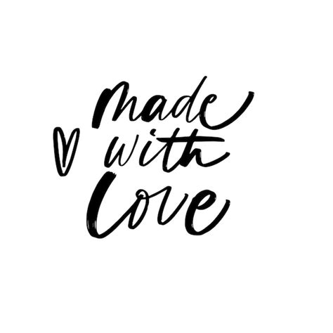 Premium Vector Lettering Handwriting Brush Pen Phrases Valentines Day