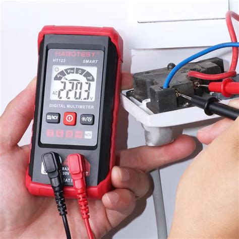 Multímetro Digital Inteligente De 600V Resistência Automática Do