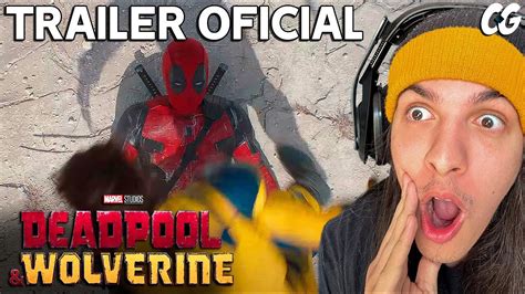 VAI SALVAR A MARVEL DEADPOOL WOLVERINE TRAILER OFICIAL Reação