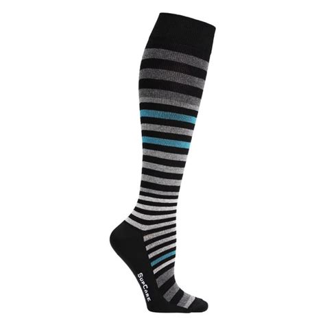 Compression Stockings Cotton Multi Stripes