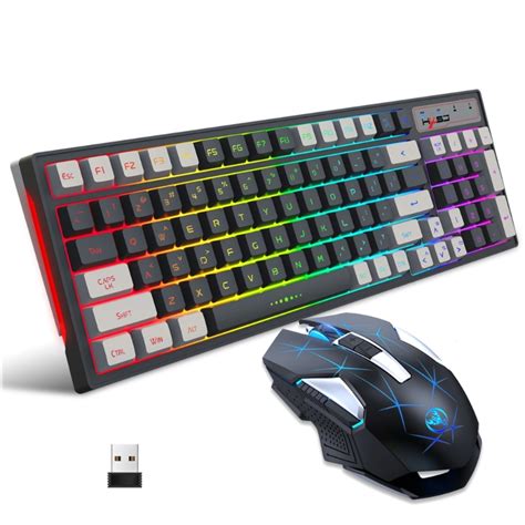 Set Keyboard Dan Mouse Mekanis Lampu Latar Rgb Keyboard Dan Mouse