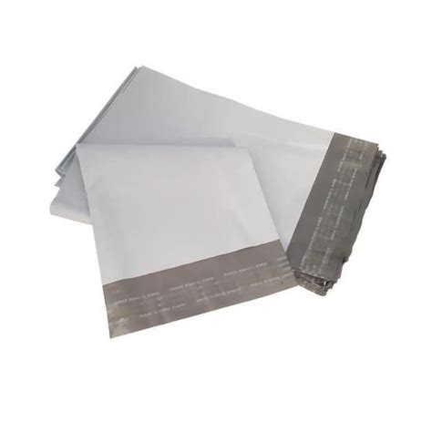 Lot De Enveloppes Plastiques Blanches Opaques Pochette D