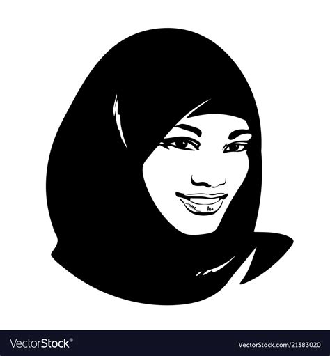 Wanita Hijab Vector 58 Koleksi Gambar