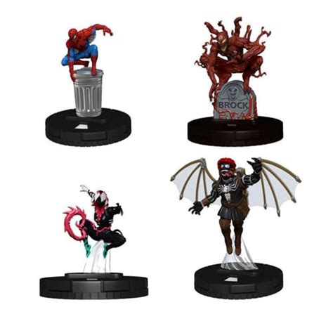 Marvel Heroclix Spider Man And Venom Absolute Carnage Booster Pack