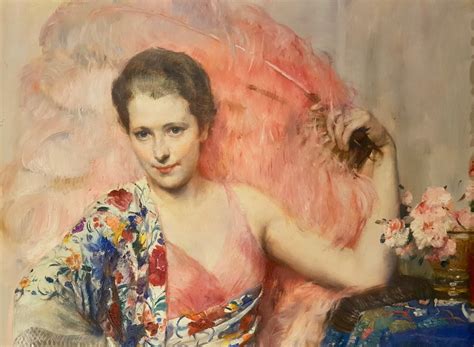 Proantic Herman Richir Portrait De Régine d Oultremont Daté 1928