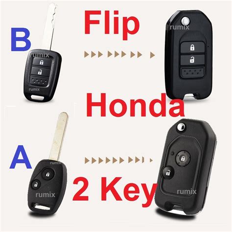 Jual Honda Casing Cover Case Kunci Lipat Flip Key Jazz Brio Mobilio