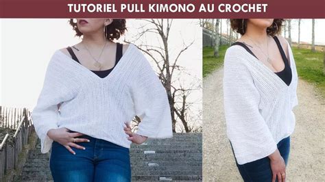 TUTORIEL PULL KIMONO AU CROCHET Crelya Handmade VideoTutoriels