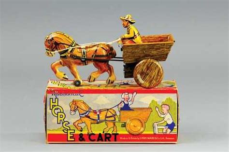 Marx Horse And Cart Toy