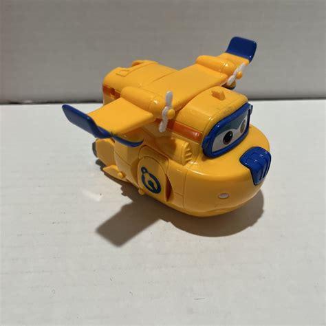 Super Wings Transforming Donnie Airplane Action Figure 5 Yellow EBay