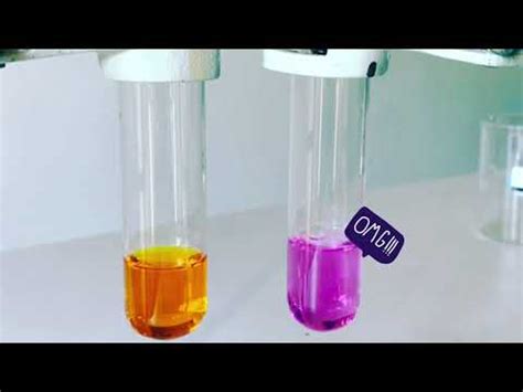 The Colour Changes Of Potassium Permanganate And Potassium Dichromate