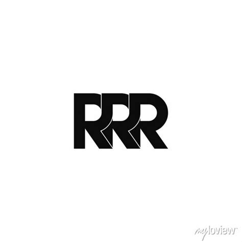 Rrr Letter Original Monogram Logo Design Posters For The Wall • Posters