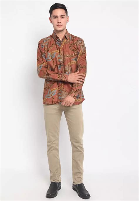 Jual Abiroy Rukma Kemeja Batik Premium Pria Slimfit Elegan Original