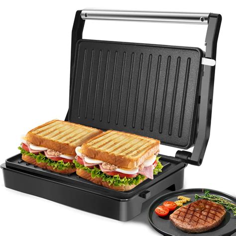 Buy Panini Press Grill Aigostar W Sandwich Maker With Non Stick