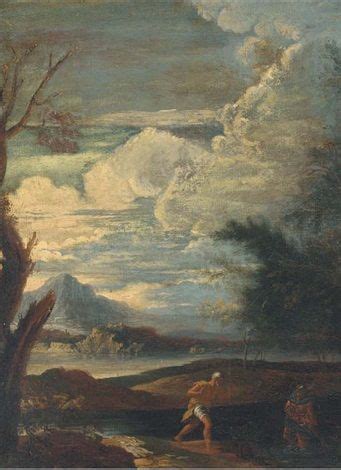 A Landscape With Mercury And The Dishonest Woodsman By Salvator Rosa