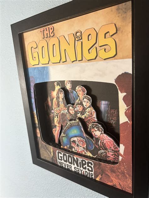 The Goonies Movie 3d Shadow Box 8x10 Handmade Pop Culture Art Etsy