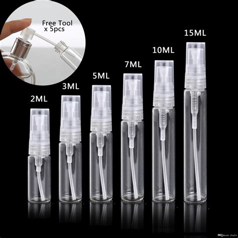 Ml Gram Mini Clear Glass Spray Bottle Atomizer