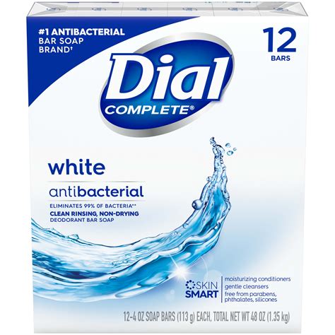 Dial Complete Antibacterial Deodorant Bar Soap For Body Bathing