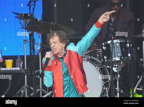 Berlin Germany Rd Aug Mick Jagger Of The Us Band Rolling