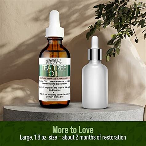 Advanced Clinicals Tea Tree Oil Facial Skin Care Serum Spot Treatment