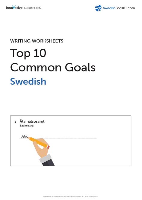 16+ Swedish Worksheets for Beginners PDF Printables