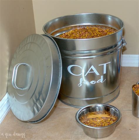 Diy Cat Food Storage Container A New Dawnn