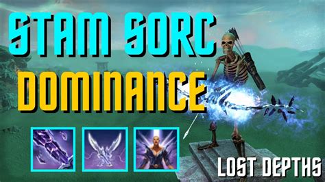 Unstoppable Stamina Sorcerer PVP ESO Lost Depths YouTube