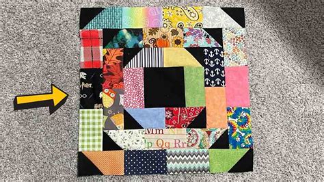 Scrappy Folded Corners Quilt Block Tutorial Diy Joy