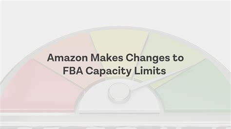 Amazon Makes Changes To Fba Capacity Limits Coming March Blue Wheel