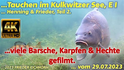 Tauchen Im Kulkwitzer See E I Viele Barsche Karpfen Hechte