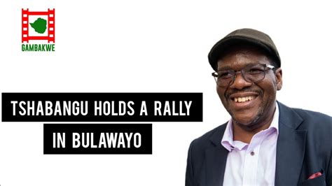 Sengezo Tshabangu Holds A Rally In Bulawayo Youtube