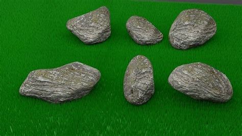 Rock 3D model with 2k textures