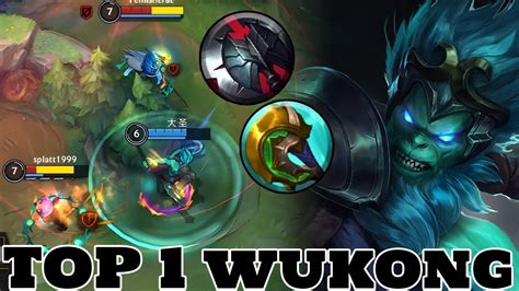 Wild Rift Wukong Top Wukong Gameplay Rank Grandmaster Youtube