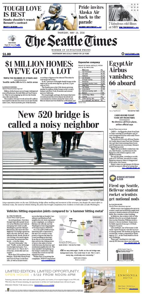 seattle times print replica