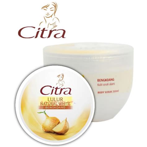 Citra Body Scrub Natural White Bengkoang 200ml Shopee Malaysia