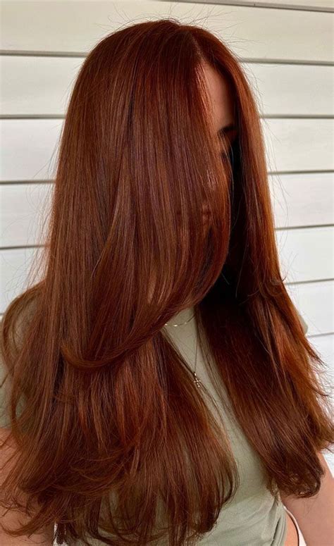 Enchanting Hair Colour Trends To Illuminate 2024 Deep Copper Hair