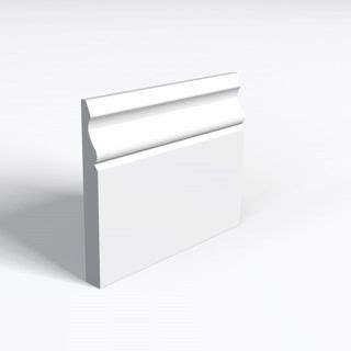 White Primed Mdf Ogee Skirting Kellaway Building Supplies