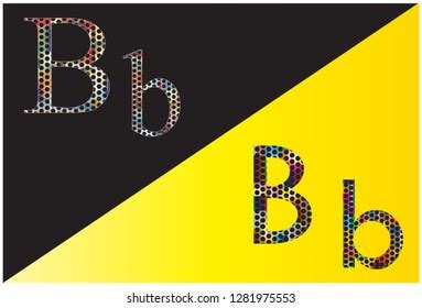 letter  difference colors dimension stock vector royalty