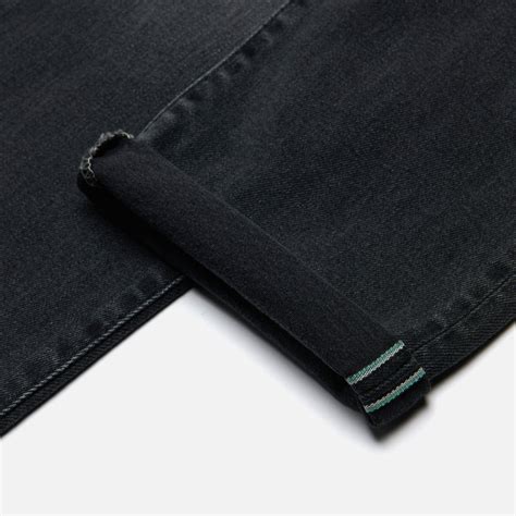 Edwin Slim Tapered Kaihara Black X Black Stretch Denim