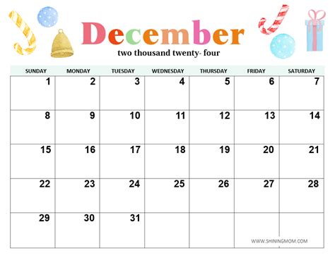 December 2024 Calendar Templates | 40 Awesome Designs!