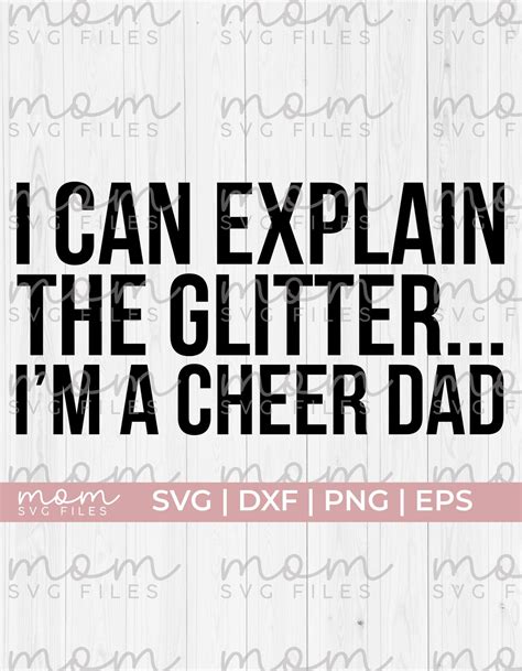 Cheer Dad Svg, Funny Cheer Dad Svg, Cheerleader Svg, Cheer Bow Svg ...