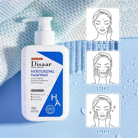 Disaar Lavado Facial Hidratante 200g Cido Hialur Nico Ceramida Esencia