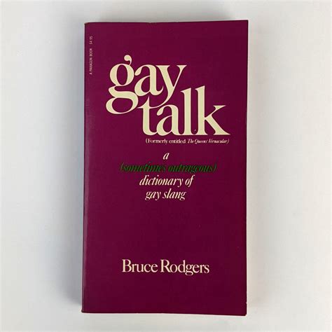 Gay Talk A Sometimes Outrageous Dictionary Of Gay Slang The Book Merchant Jenkins