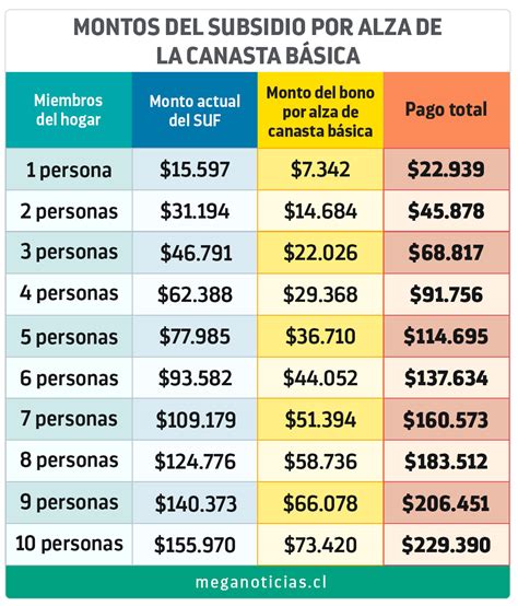 Subsidio Canasta Básica ¿cuál Es El Requisito Para Recibirlo Noticias Chileganado