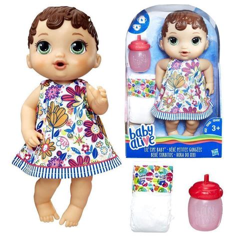 Boneca Morena Baby Alive Hora Do Xixi Hasbro E0499 No Shoptime