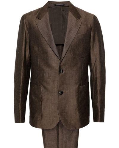 Brown Emporio Armani Clothing For Men Lyst
